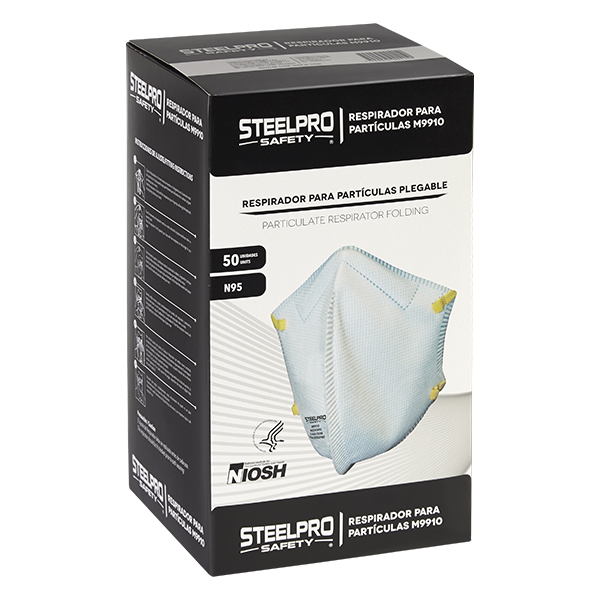 Respirador descartable M9910 Blanco (Caja x 50 und) - Image 4