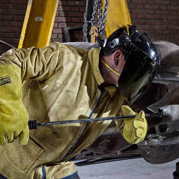 Visor de policarbonato Rocket verde IR 3.0 - Image 2