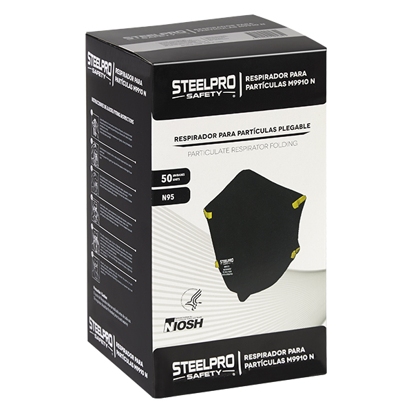 Respirador descartable M9910 Negro (Caja x 50 und) - Image 5